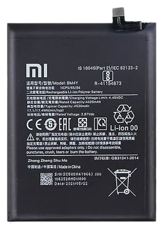 Xiaomi Poco F3 Battery