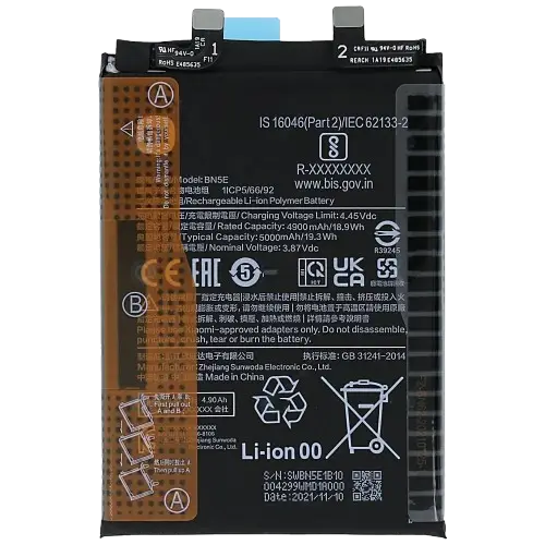 Xiaomi Poco X4 Pro 5G Battery